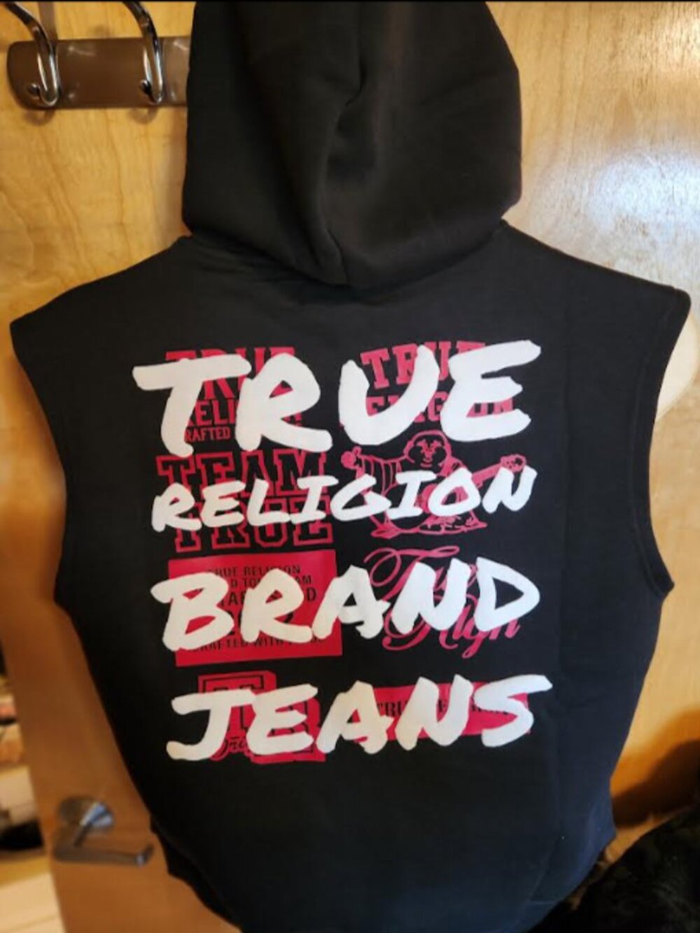 NWT True Religion - Muscle Zip Hoodie - Men's S - Graphic Design